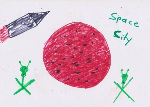 Flagge von Space City