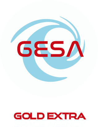 GESA: Gold Extra Space Agency Logo